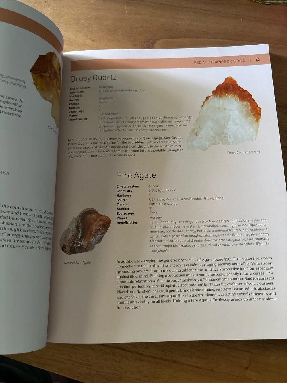 The Encyclopedia of Crystals Coffee Table Book with Color Photos